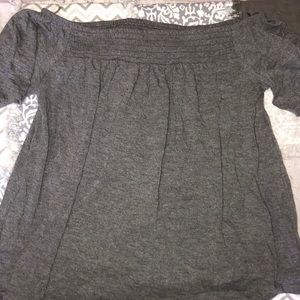 off the shoulder shirt